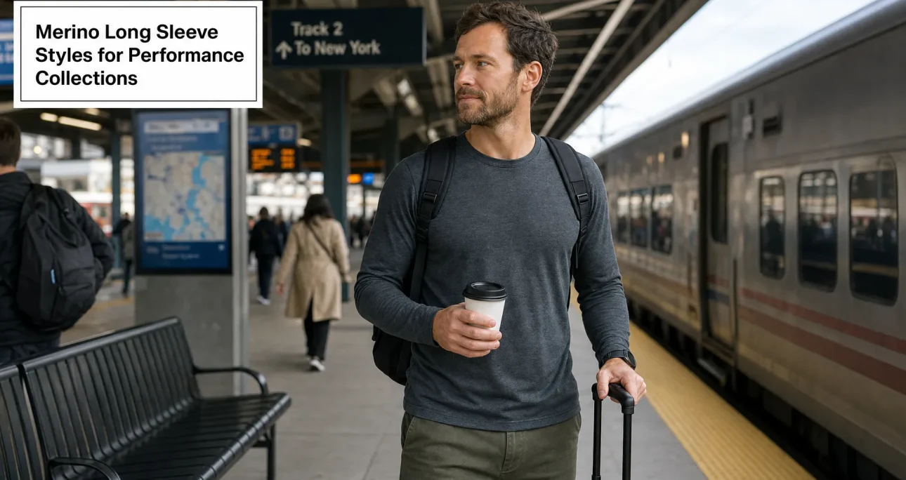 Merino Long Sleeve Styles for Performance Collections