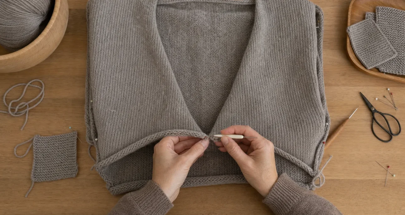 Merino V Neck Sweater: How to Engineer a Better Neckline
