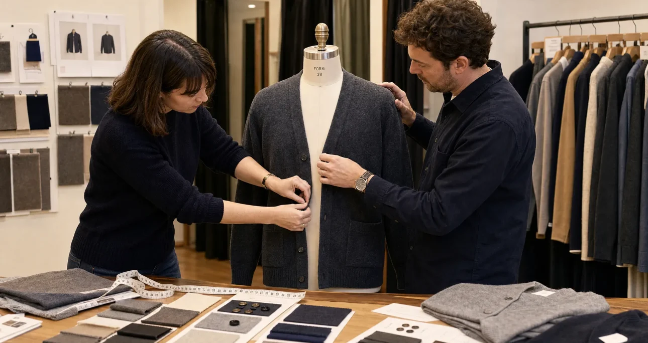 Men’s Merino Wool Cardigans: Yarn, Fit, and Finishing