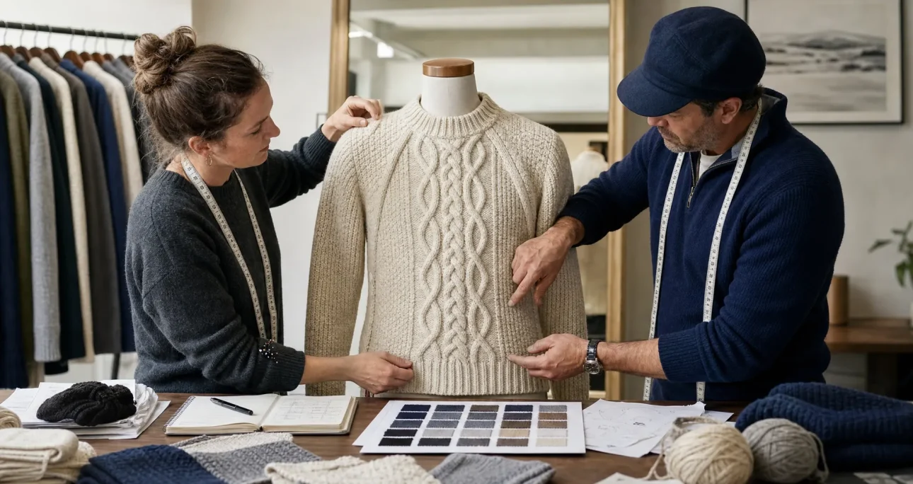 Merino Wool Fisherman Sweaters: Knit Structure Explained